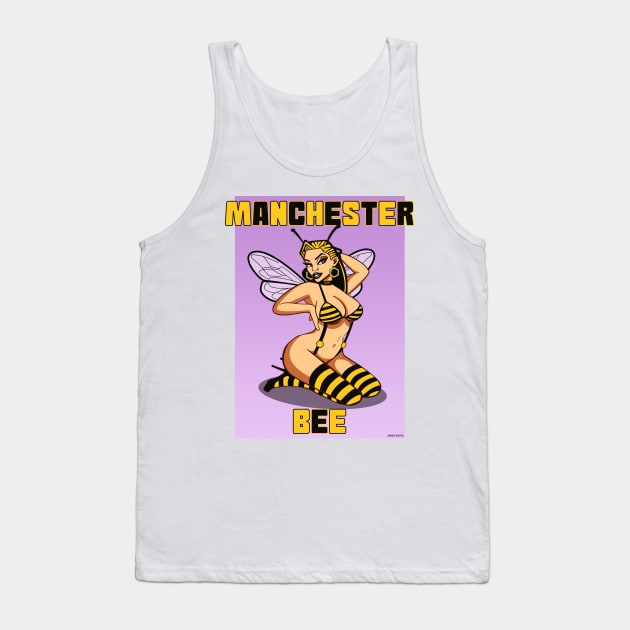 Manchester bee, Manchester honey, Manchester girl Tank Top by jimmy-digital